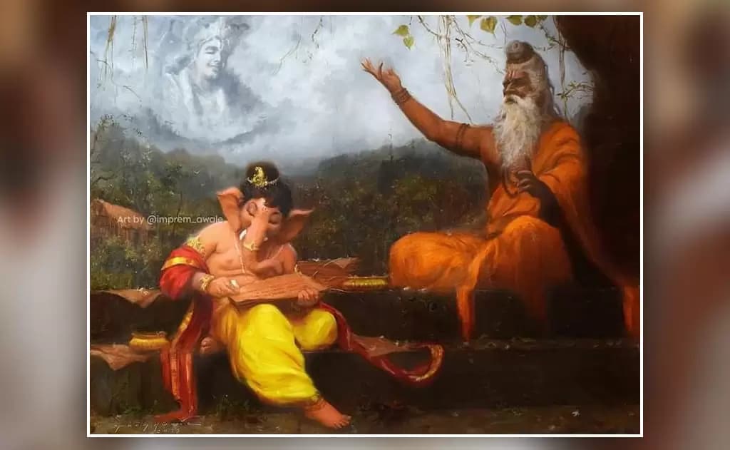 వ్యాస భగవానుని జన్మదినం – గణపతి సంభాషణ ద్వారా ఒక భావోద్వేగ భక్తి గీతం"