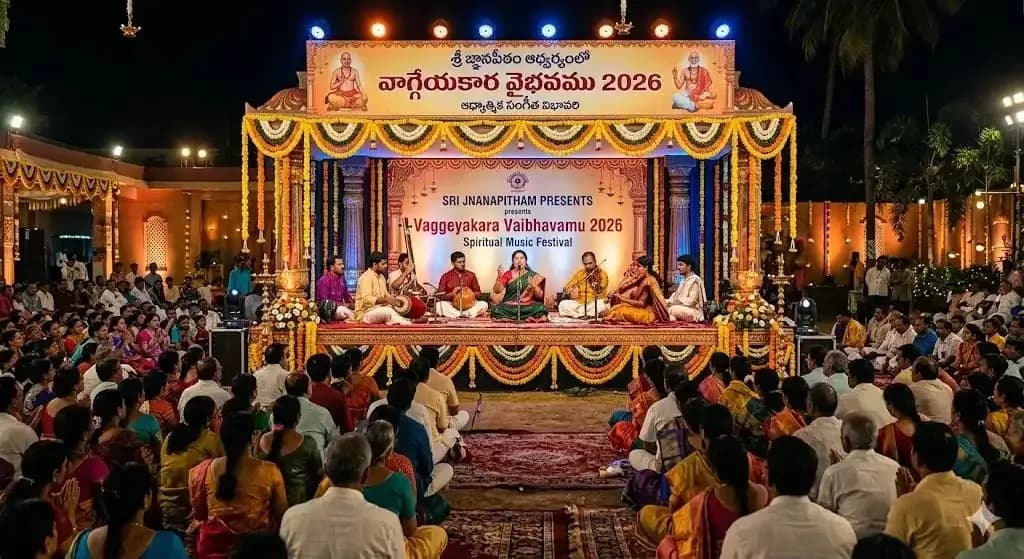 వాగ్గేయకార వైభవము 2026 | శ్రీ జ్ఞానపీఠం ఆధ్వర్యంలో ఆధ్యాత్మిక సంగీత విభావరి — ఆధ్యాత్మికత