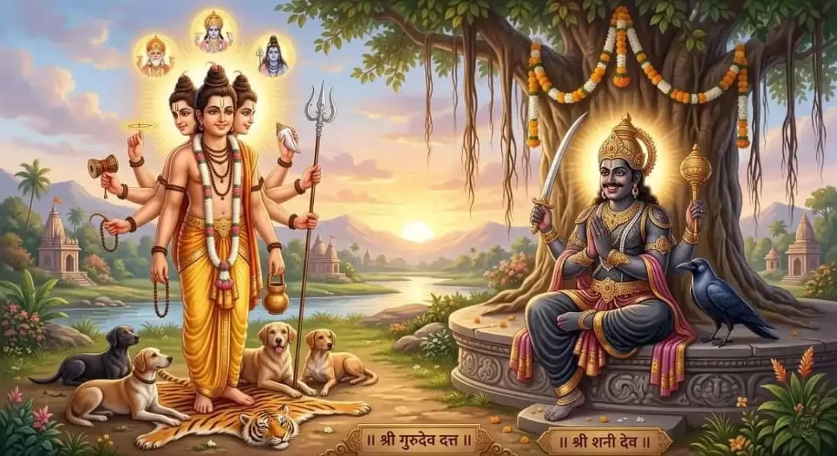 శని దేవుడు దత్త మహారాజుకు ఇచ్చిన వాగ్దానం | శ్రీ గురుదేవ దత్త మహిమ — హిందూమతం