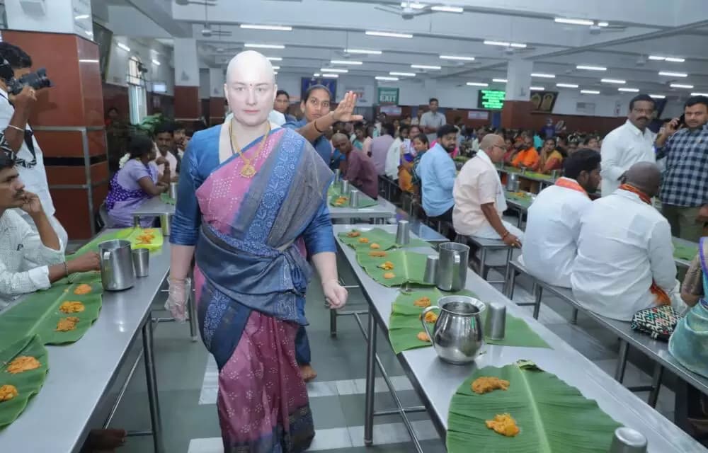 తిరుమలేశుని సేవలో అన్నా కొణిదల: నిత్యాన్నదానానికి ₹17 లక్షల విరాళం