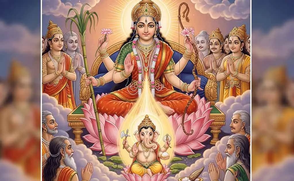 గణపతి ఉత్పత్తి & రూపాలు