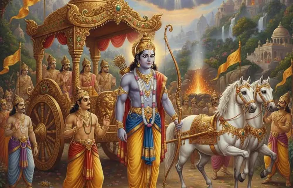 దైవ రథ నిర్మాణం – భక్తి పథం జై శ్రీరామ్! జై హనుమాన్!