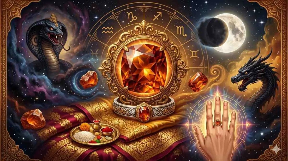 గోమేధికం (Hessonite) రత్నం పూర్తి వివరాలు – రాహు దోష నివారణకు ధరించే విధానం — homebanner