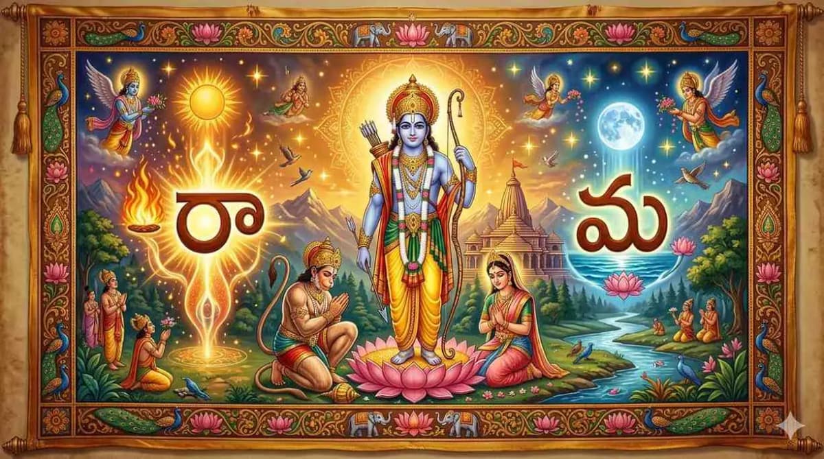 రామ నామ మహిమ: “రా” మరియు “మ” ఆధ్యాత్మిక అర్థం — ఆధ్యాత్మికత