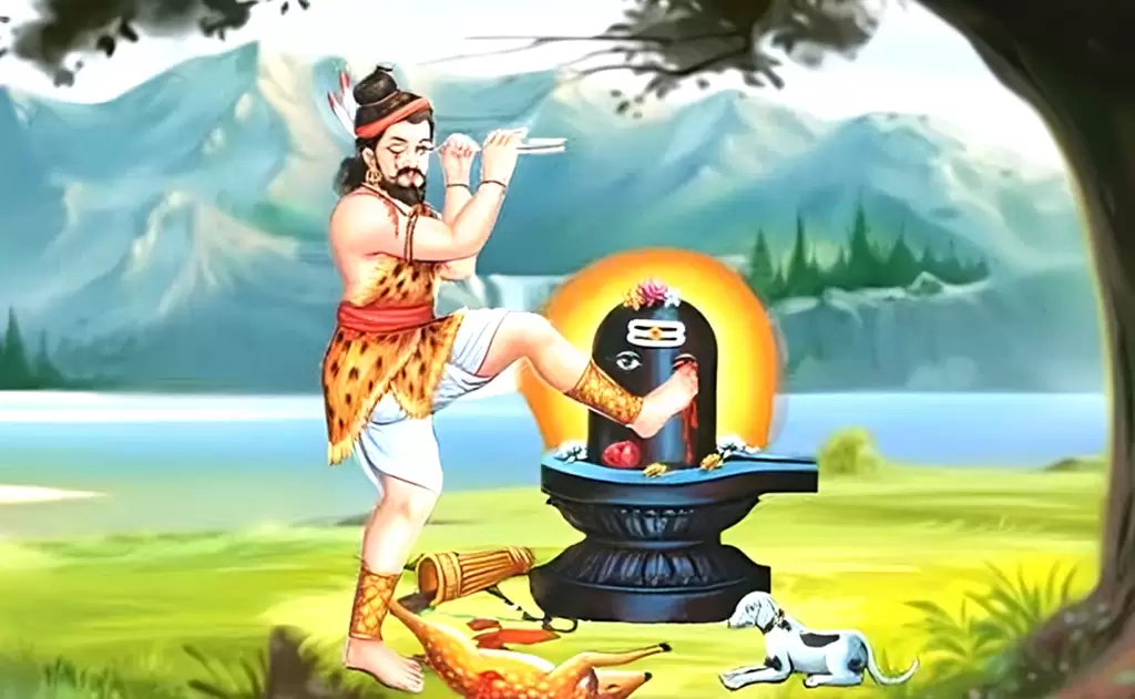 భక్త కన్నప్ప: శివుడికి తన కళ్ళను అర్పించిన భక్తుడు.