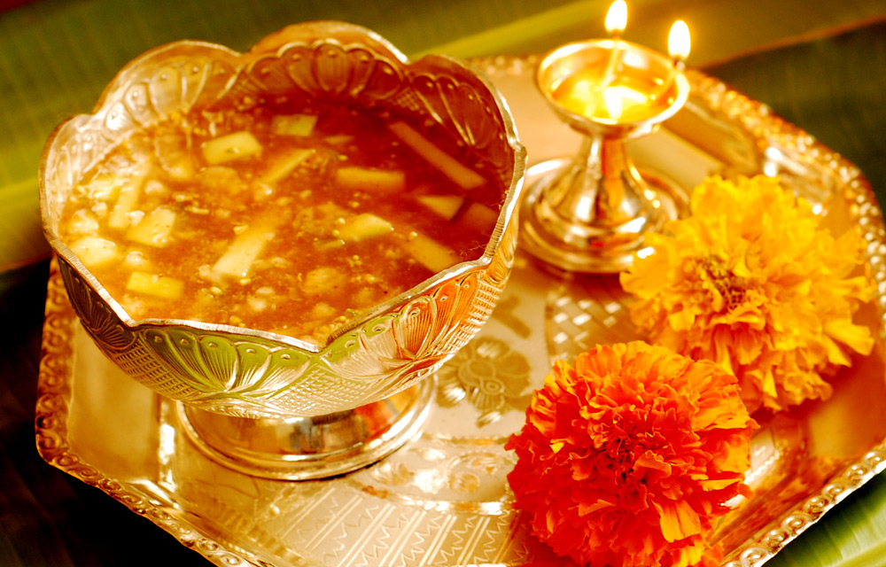 ఉగాది పచ్చడి కథ: ప్రతీకాత్మకత మరియు వంటకము — ఉగాది