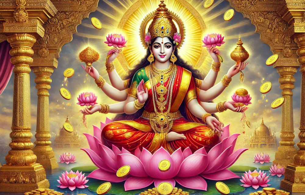 లక్ష్మీ దేవి: సంపదకు అధిదేవతగా ఎందుకు పూజిస్తారు? కథ, అష్టలక్ష్మీ రూపాలు మరియు దీపావళి విశేషం — హిందూ దేవుళ్ళు