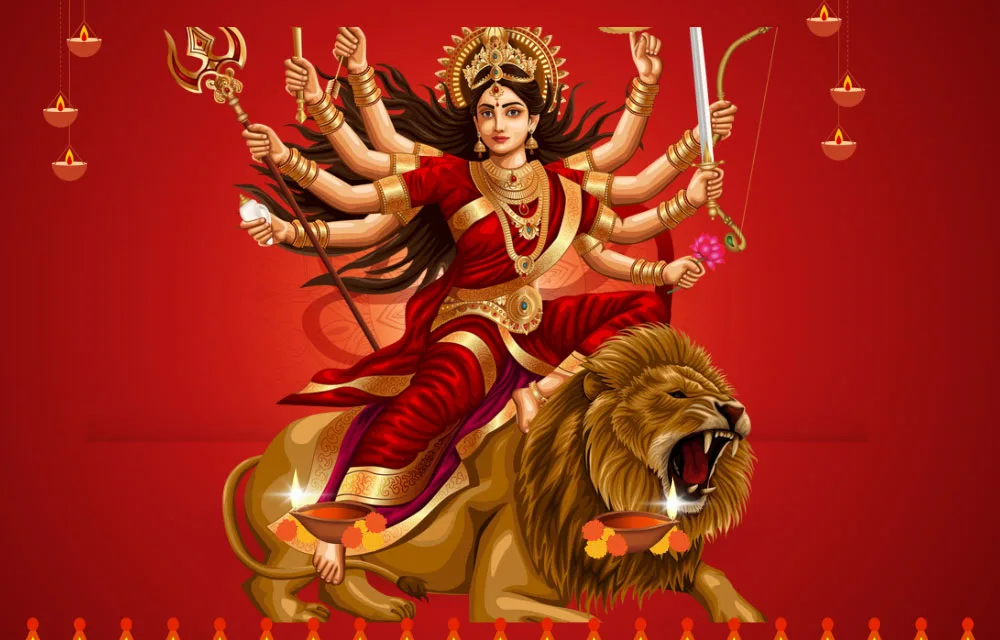 దుర్గా సూక్తం: సంస్కృతంలో 7 శ్లోకాలు IAST తో, అర్థం మరియు పఠన విధానం — పూజలు, శ్లోకాలు, మంత్రాలు