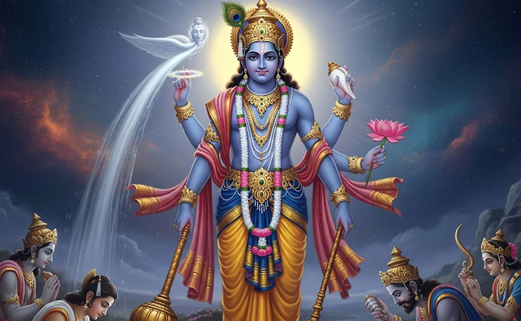 గజేంద్ర మోక్ష స్తోత్రం (శ్రీమద్భాగవతం 8.3): పూర్తి పాఠం, అర్థంతో సహా — పూజలు, శ్లోకాలు, మంత్రాలు