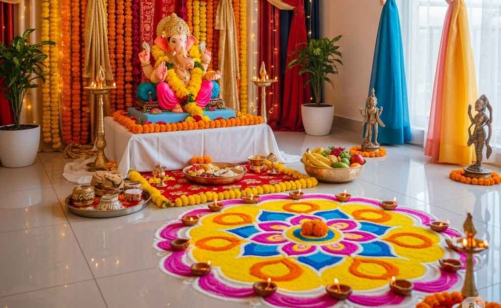 10 Unique Ganesh Chaturthi Decoration Ideas for Home & Pandals — Traditions
