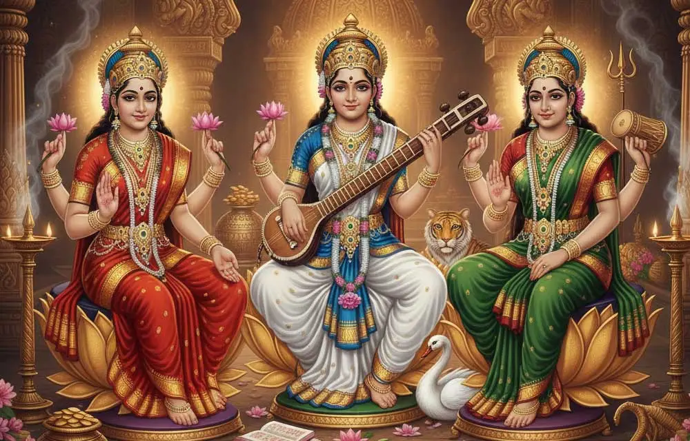 రేపటి నుండి (సోమవారం) ఆశ్వయుజ మాస శరన్నవరాత్రి ప్రారంభం — ఆధ్యాత్మికత