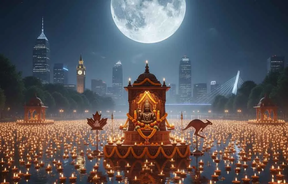 కార్తీక పౌర్ణమి: అమెరికా, యూకే, కెనడా, ఆస్ట్రేలియాలోని హిందువులకు పవిత్రమైన వేడుక — పండుగలు