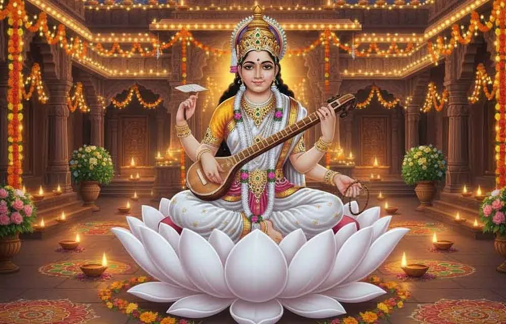 జ్ఞాన పండుగగా దీపావళి: సరస్వతీ దేవికి ఈ పండుగతో ఉన్న అనుబంధం