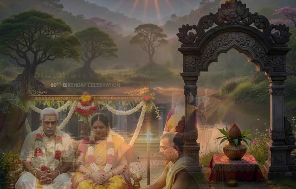 షష్టిపూర్తి: హిందూ సంప్రదాయంలో 60వ పుట్టినరోజు వేడుక – విధులు, సామగ్రి, క్రమబద్ధమైన విధానం — సంప్రదాయాలు