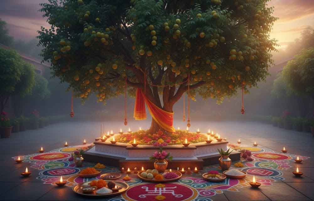 కార్తీక మాసంలో ఉసిరి చెట్టును పూజించడం వల్ల అంతులేని పుణ్యం లభిస్తుంది!! 🌿 — స్తోత్రమ్, పూజలు, వ్రతాలు