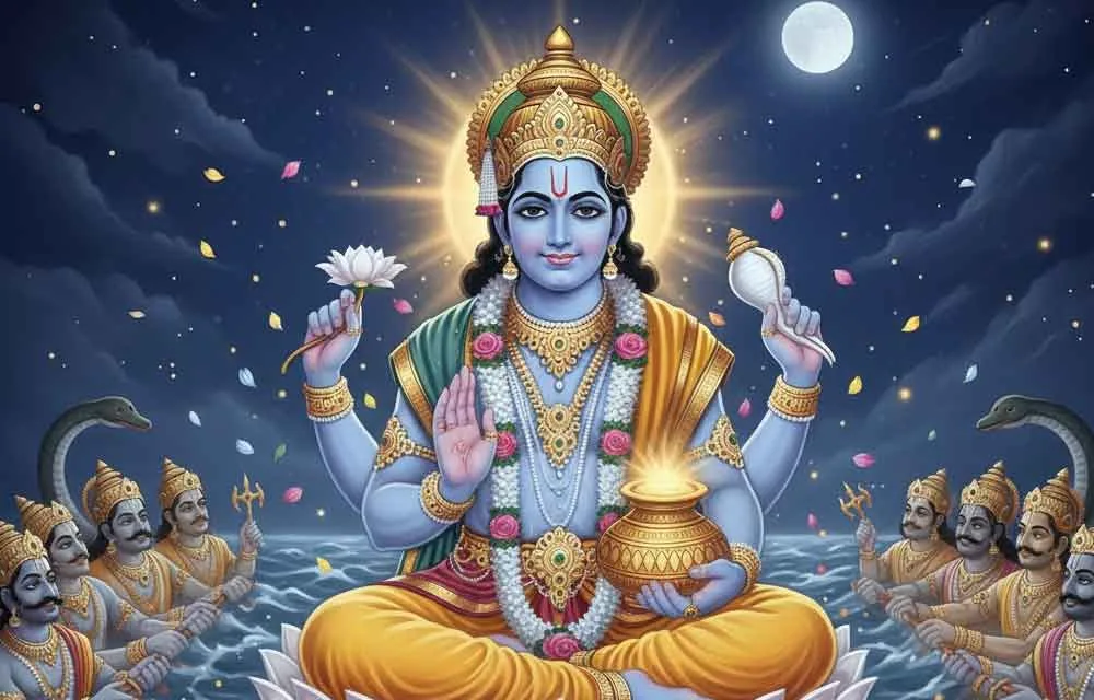 ధన్వంతరి భగవానుని కథ మరియు ధన్తేరస్ పుట్టుక — పండుగలు