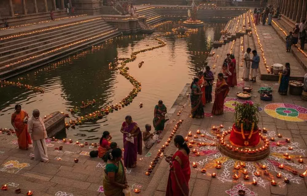 Kartik Purnima Celebration in South India