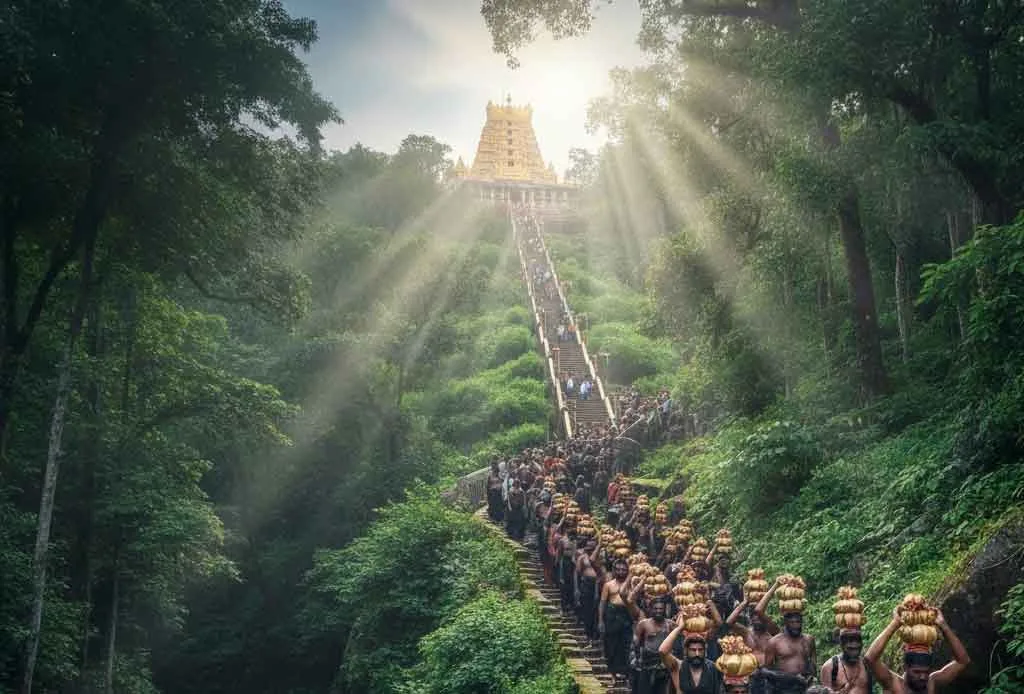 సబరిమల — సబరి కొండకు అరణ్య మార్గం