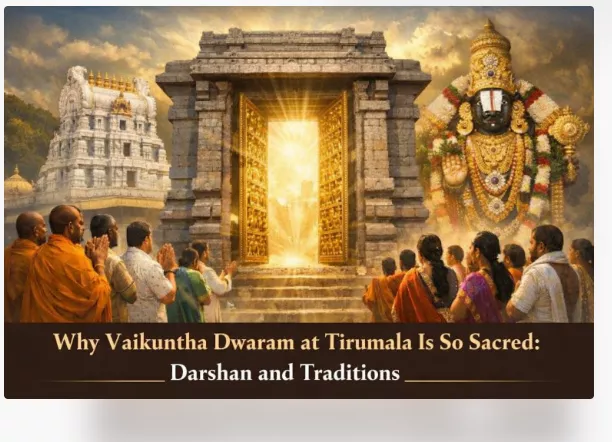 తిరుమలలో వైకుంఠ ద్వారం ఎందుకు అంత పవిత్రం: దర్శనం మరియు సంప్రదాయాలు — ఆలయాలు