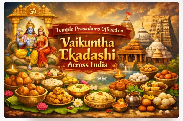Temple Prasadams Offered on Vaikuntha Ekadashi Across India