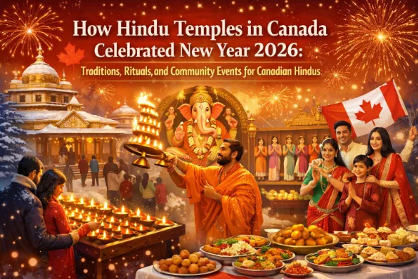 How Hindu Temples in Canada Celebrated New Year 2026: Traditions, Rituals, and Community Events for Canadian Hindus — Temples