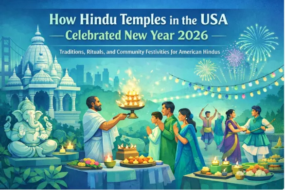 How Hindu Temples in the USA Celebrated New Year 2026: Traditions, Rituals, and Community Festivities for American Hindus — Temples