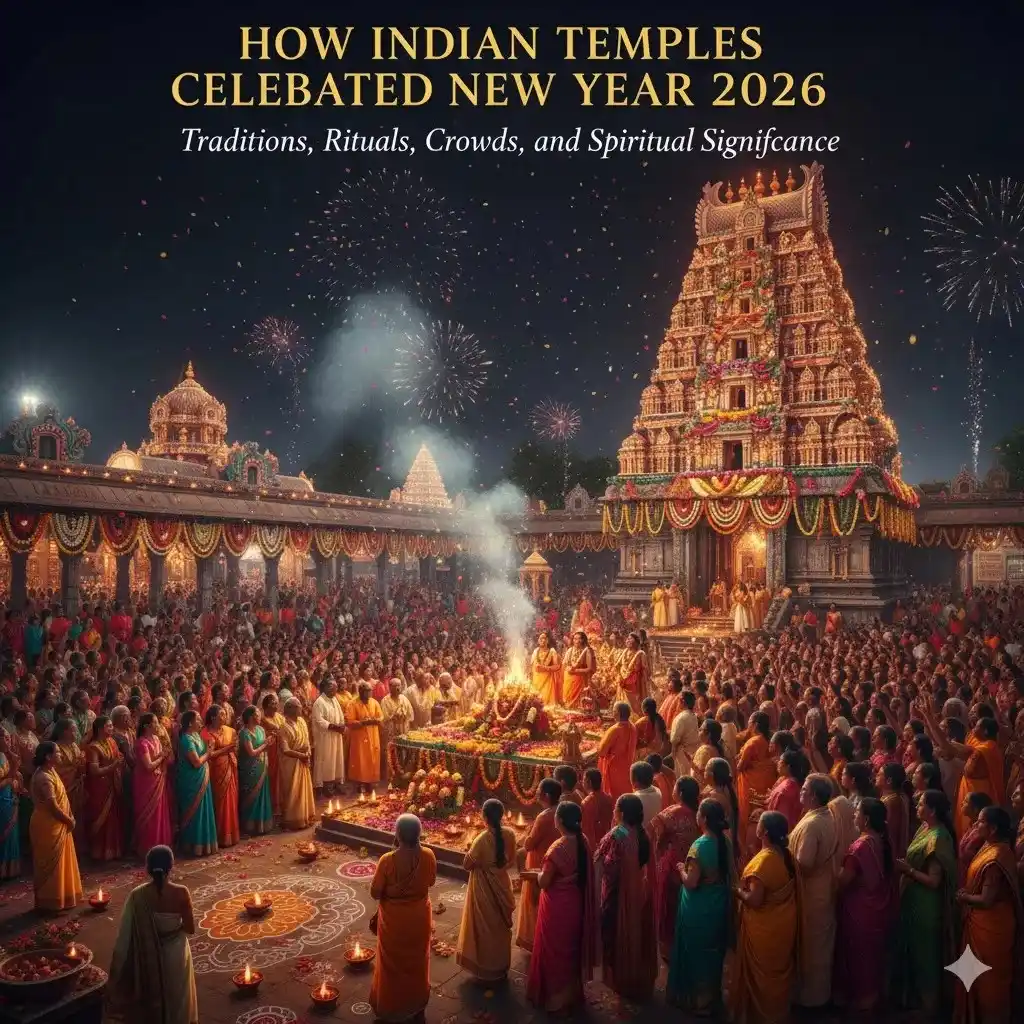 How Indian Temples Celebrated New Year 2026: Traditions, Rituals, Crowds, and Spiritual Significance — Temples