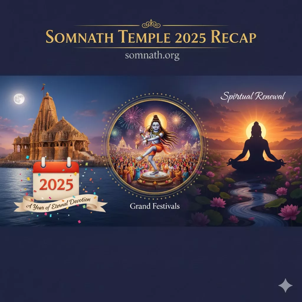 Somnath Temple 2025 Recap: A Year of Eternal Devotion, Grand Festivals, and Spiritual Renewal — Temples