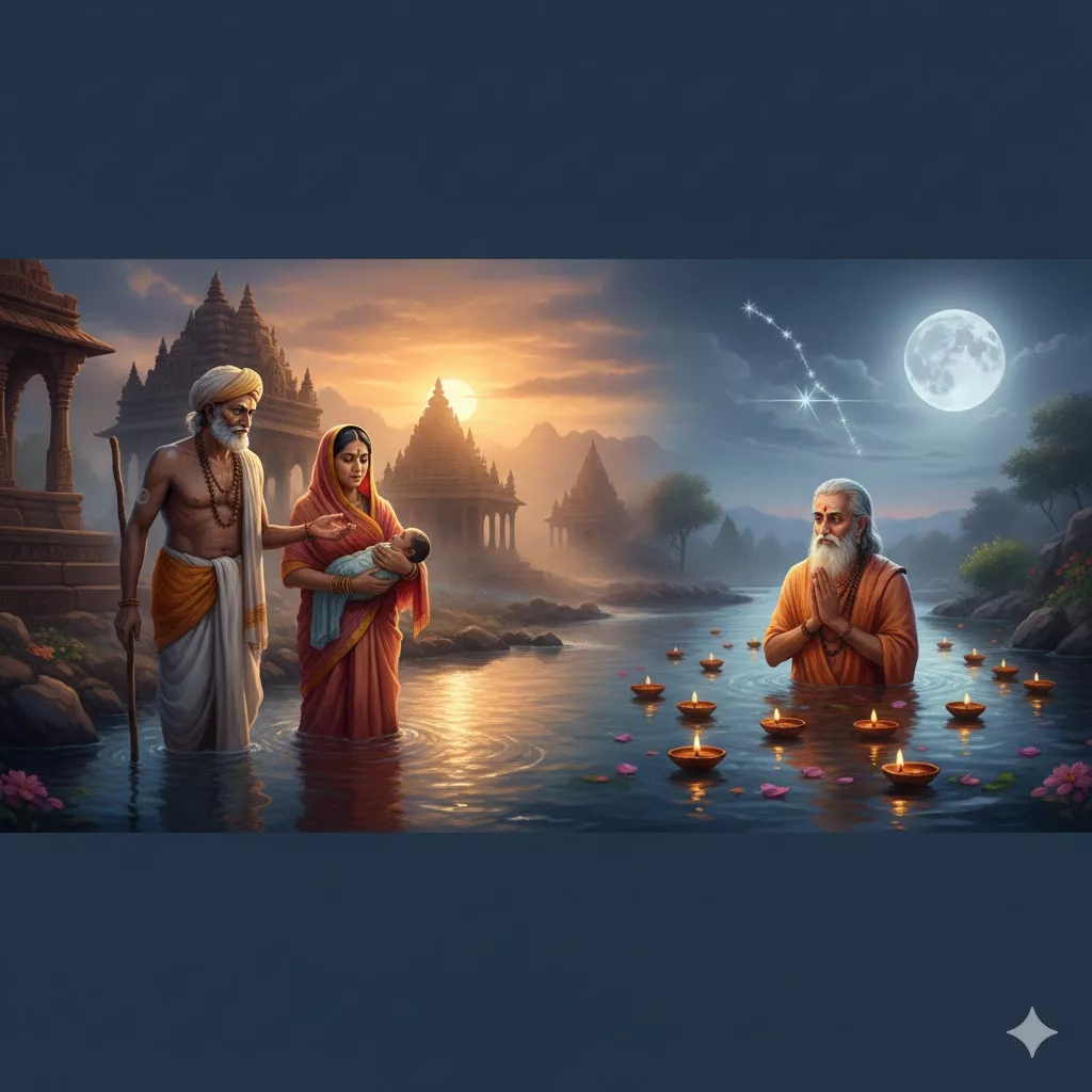 మాఘ పురాణం: శూద్రదంపతుల కథ &amp; మాఘమాస స్నాన మహిమ — ఆధ్యాత్మికత