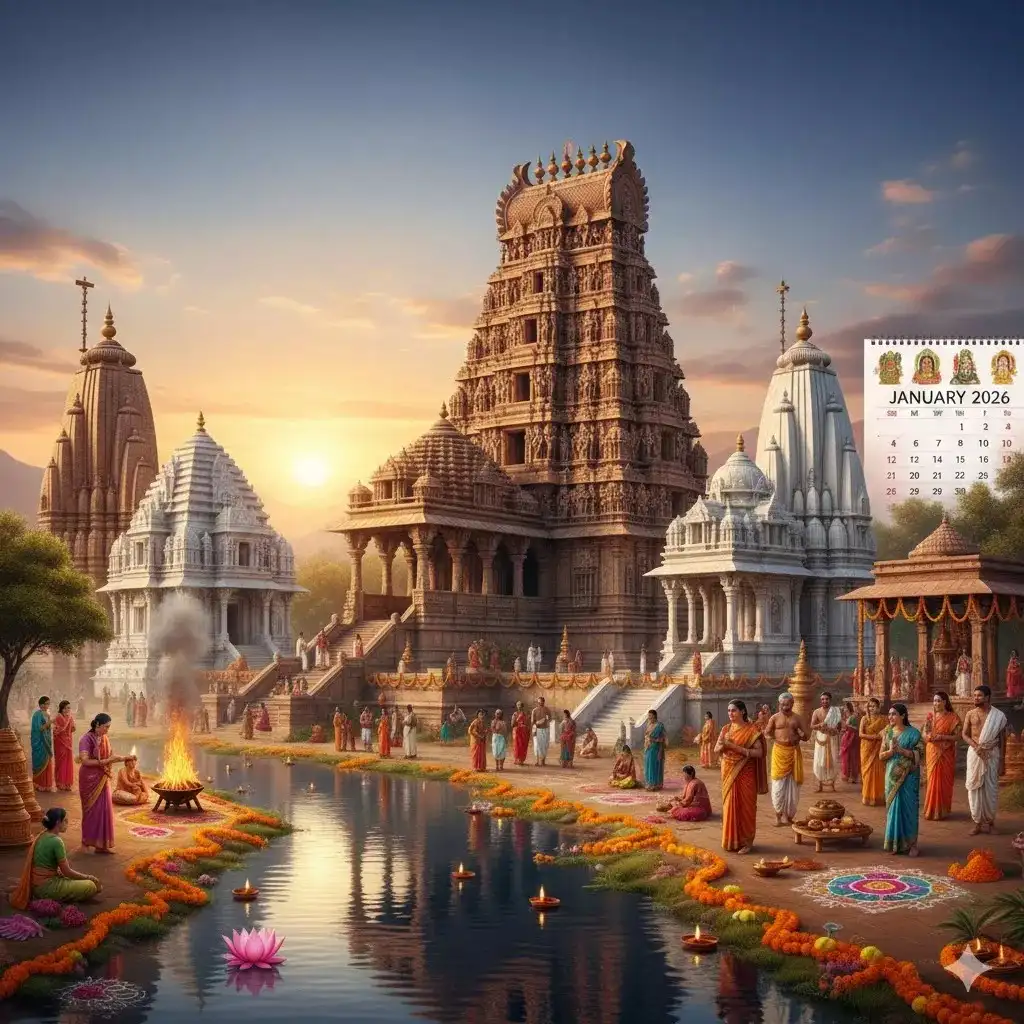 January 2026 Hindu Temples &amp; Festivals: Complete Guide — Temples