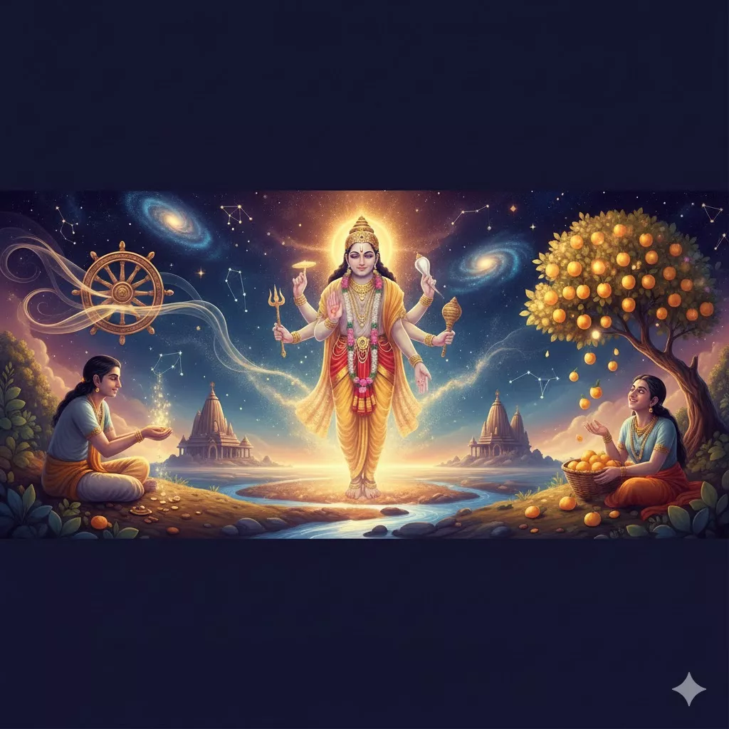 మానవ జన్మకు సార్ధకత – కర్మ, భగవంతు & పుణ్య ఫలాలు — homebanner