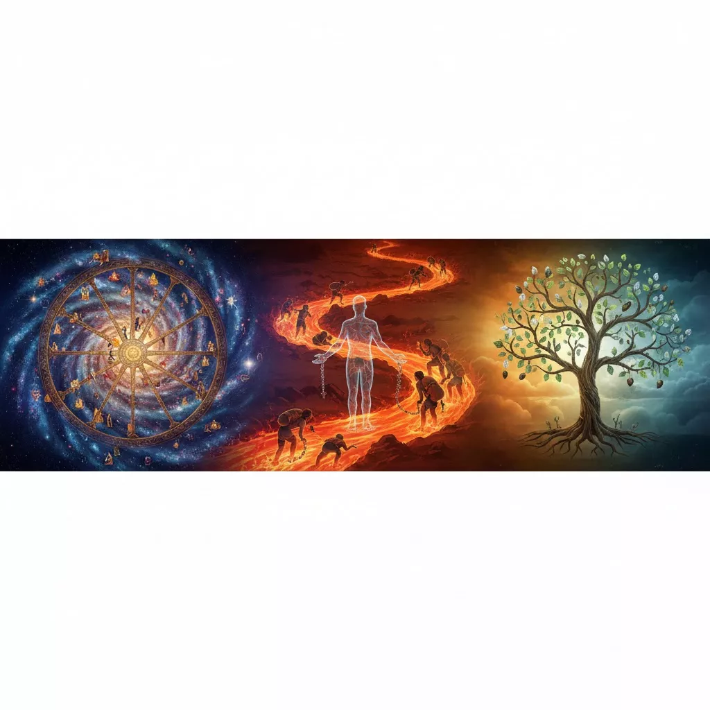 మనిషి తప్పించుకోలేని మూడు కర్మలు – సంచిత, ప్రారబ్ధ, ఆగామి కర్మల వివరణ — homebanner