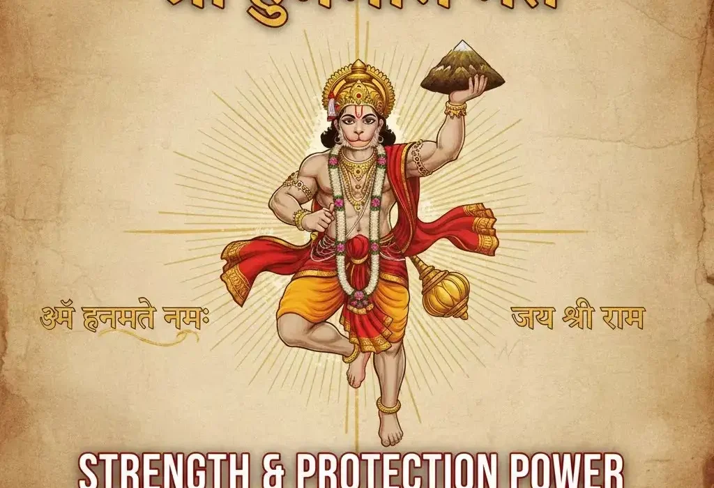 హనుమాన్ మంత్రం: శక్తి మరియు రక్షణ శక్తి — స్తోత్రమ్, పూజలు, వ్రతాలు