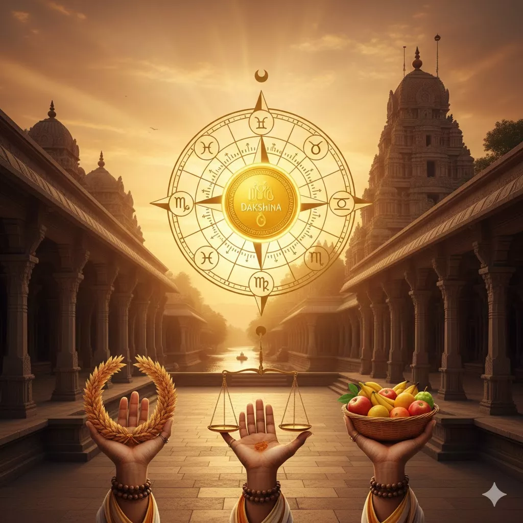 జ్యోతిష్యానికి దక్షిణ ఎందుకు అవసరం? – గౌరవం, ధర్మం, ఫలితం