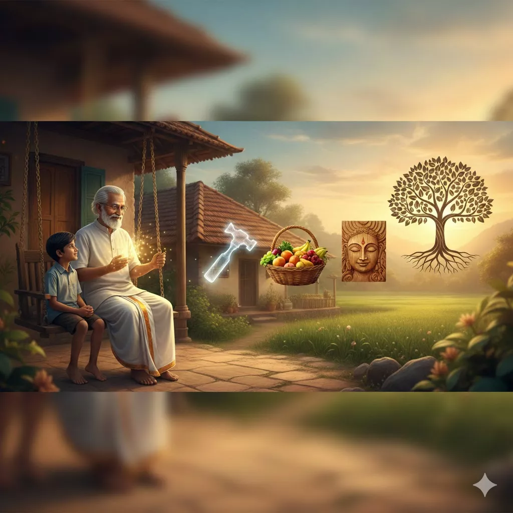 జీవితానికి సరైన సాధనాలు: నిజాయితీ, సంతృప్తి &amp; వృద్ధుల విలువపై హృదయాన్ని తాకే కథ — కథలు