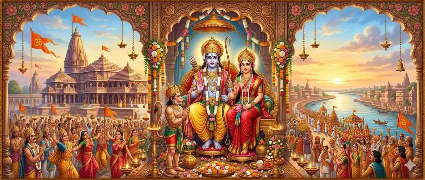 శ్రీ రామ నవమి సందేశం: శ్రీరాముని జీవన మార్గం &amp; సీతారాముల మహిమ — homebanner
