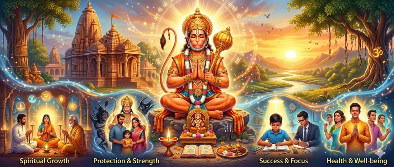 Benefits of Chanting Hanuman Chalisa 7, 11, or 108 Times – Complete Spiritual & Practical Guide for 2026 — Hindu Gods