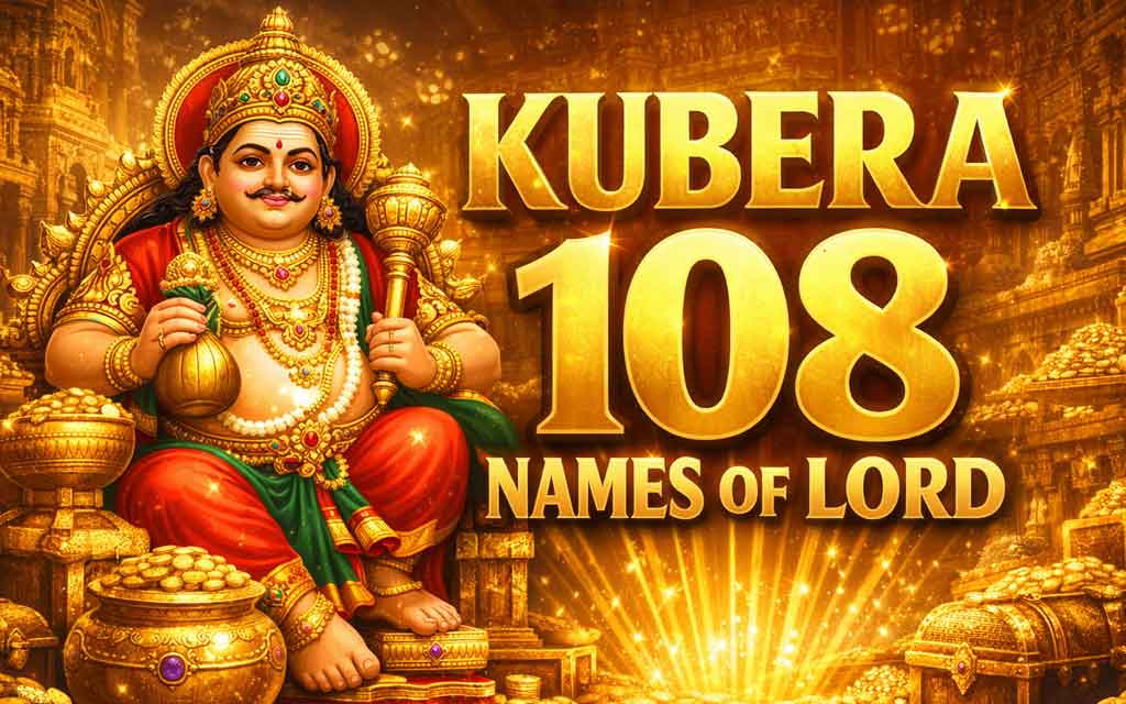 108 Names of Lord Kubera — Ashtottara Shatanamavali with Meanings — Hindu Gods