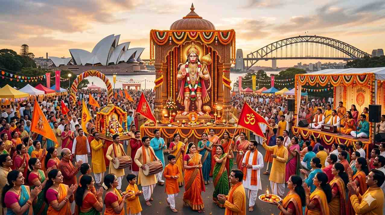Hanuman Jayanti 2026 in Australia: Indian Diaspora Celebrates Bajrangbali with Grand Devotion and Community Spirit — Festivals