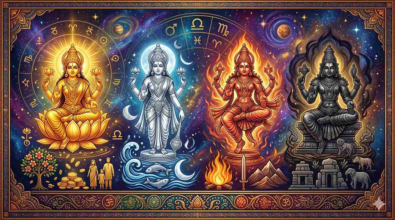 గ్రహ మూర్తి అంటే ఏమిటి? | సువర్ణ, రజిత, తామ్ర, లోహ మూర్తుల ఫలితాలు — homebanner