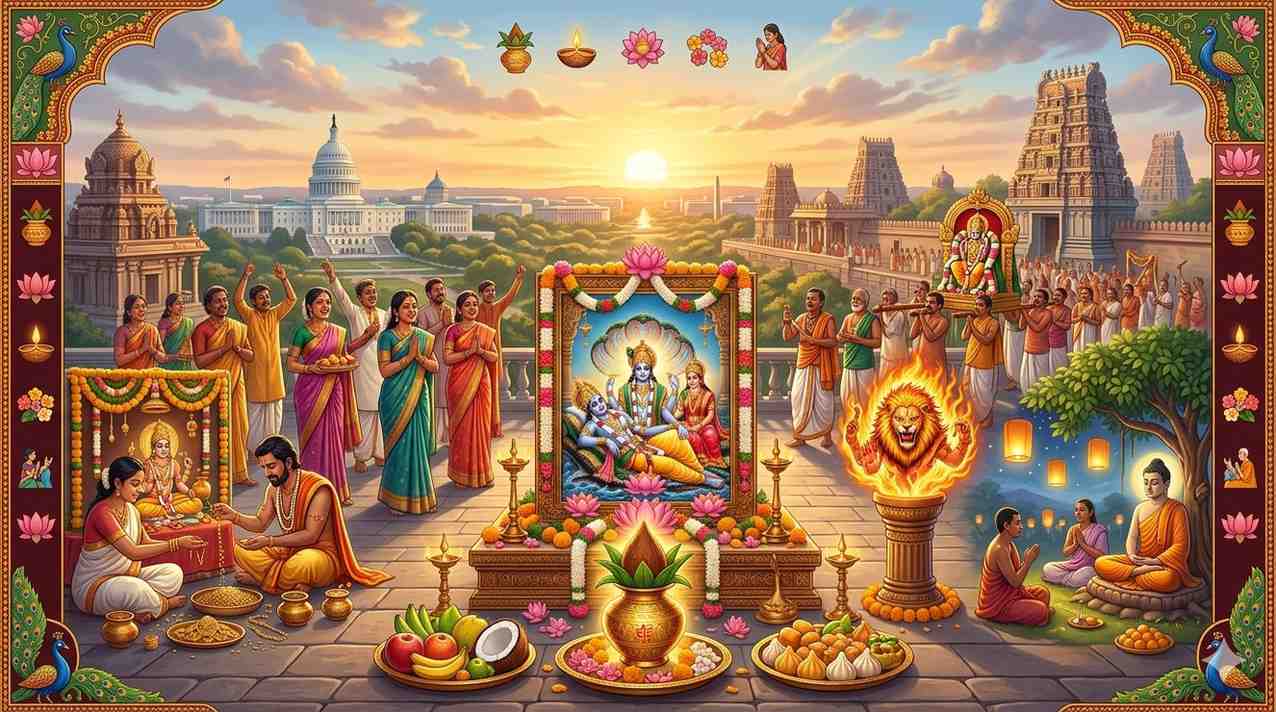 Vaishaka Masam Festivals 2026: Complete Guide with Dates, Importance &amp; Rituals for Hindu Devotees in USA — Festivals