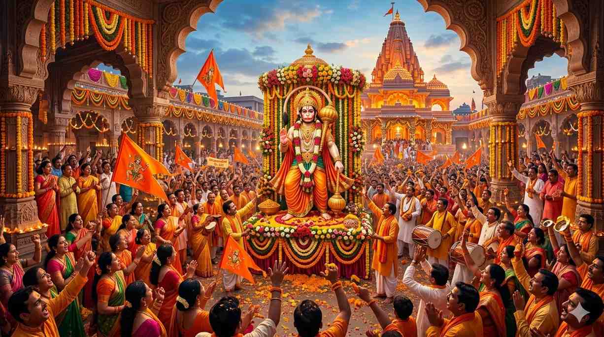Hanuman Jayanti 2026: How India Celebrated the Birth of Bajrangbali with Massive Devotion and Festive Spirit — Festivals