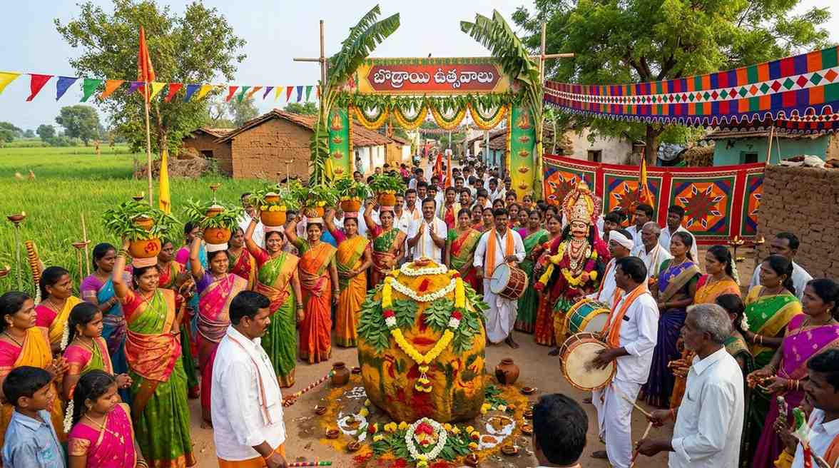 బొడ్రాయి (Bodrai) 2026 ఉత్సవాలు తెలంగాణలో: గ్రామాల రక్షకుడు – బొడ్రాయి పండుగ పూర్తి వివరాలు — homebanner