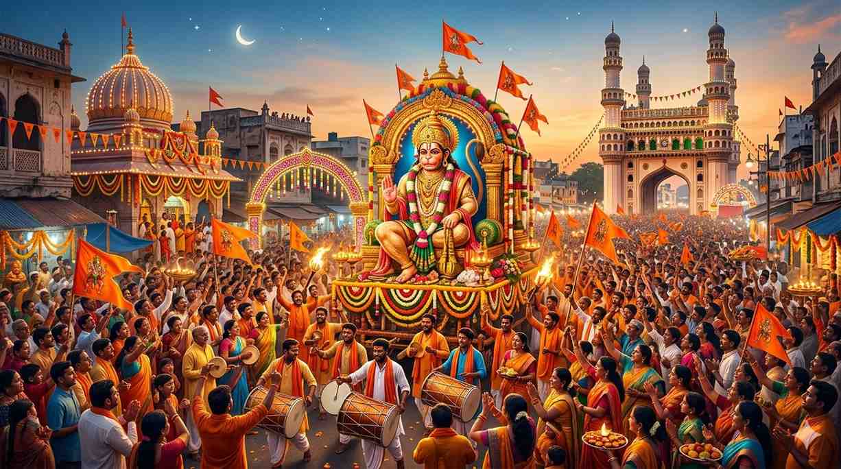 Hanuman Jayanti 2026 Celebrations in Hyderabad: Grand Processions, Sacred Temples & Devotional Vibes — Festivals