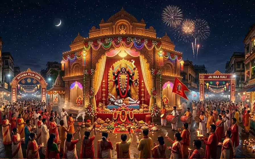 గుజరాత్‌లో కాళీ చౌదస్ 2026: తేదీ, మహాకాళి మరియు హనుమంతునికి రాత్రి పూజ, నరక చతుర్దశికి తేడా ఏమిటి — పండుగలు