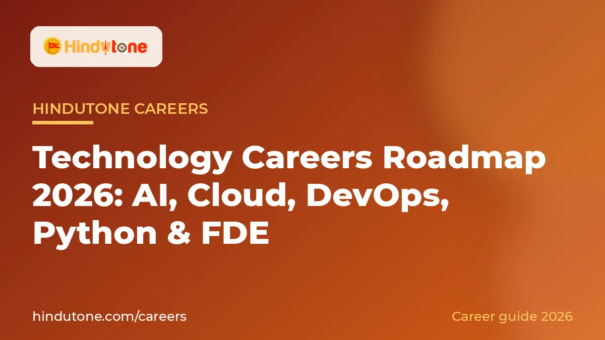 టెక్నాలజీ కెరీర్స్ రోడ్మ్యాప్ 2026: AI, క్లౌడ్, DevOps, Python & FDE