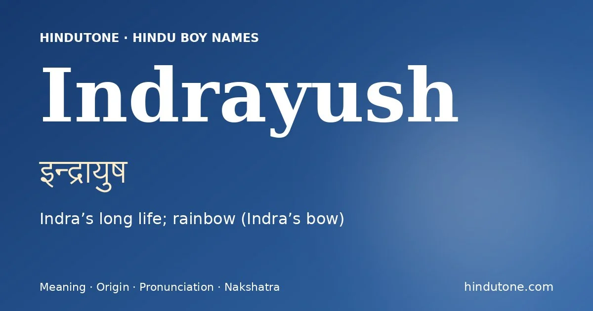 ఇన్ద్రాయుష — I