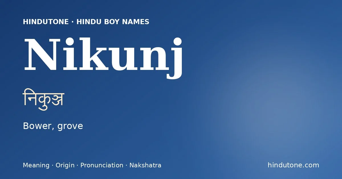 నికుంజ్ — N