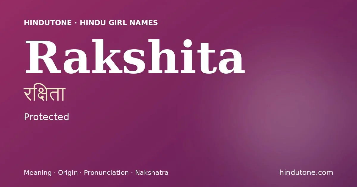 రక్షితా