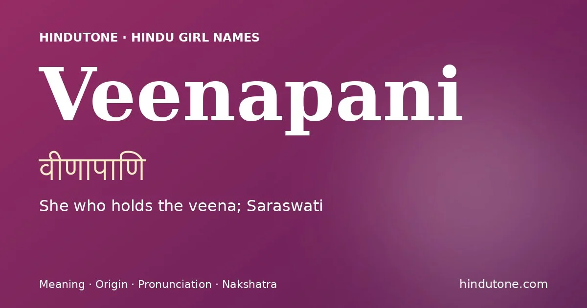 వీణాపాణి — V